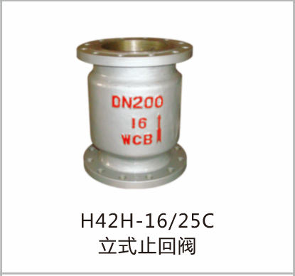立式止回阀H42H-1625C