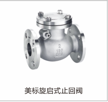 美标旋启式止回阀