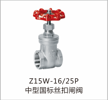 中型丝扣国标闸阀Z15W-16(25)P