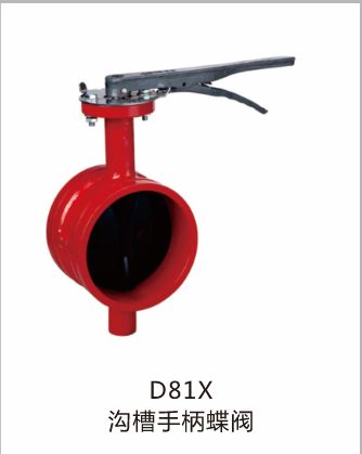D81X沟槽手柄蝶阀